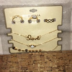 SOLD Toe Rings and Anklet Set